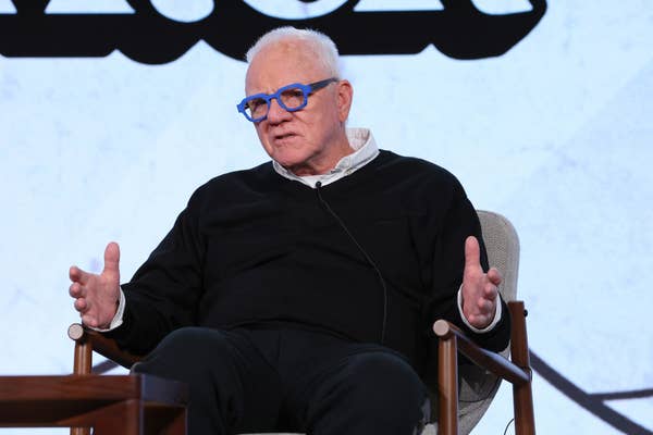 Malcolm McDowell speaking at an event for The CW presentation of &quot;Son of a Critch&quot;