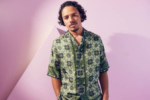 Anthony Ramos of &quot;Ironheart&quot; poses in the IMDb Official Portrait Studio at D23 2024 at Honda Center on August 09, 2024 in Anaheim, California.