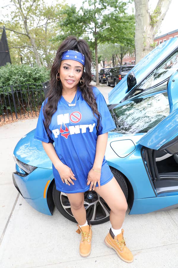 Nitty Scott MC during No Panty &quot;Hola&quot; Video Shoot on September 21, 2016 in New York City.