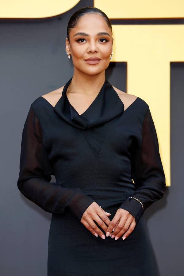 Tessa Thompson attends the European premiere of &quot;Blink Twice&quot; at Odeon Luxe Leicester Square on August 19, 2024 in London, England.