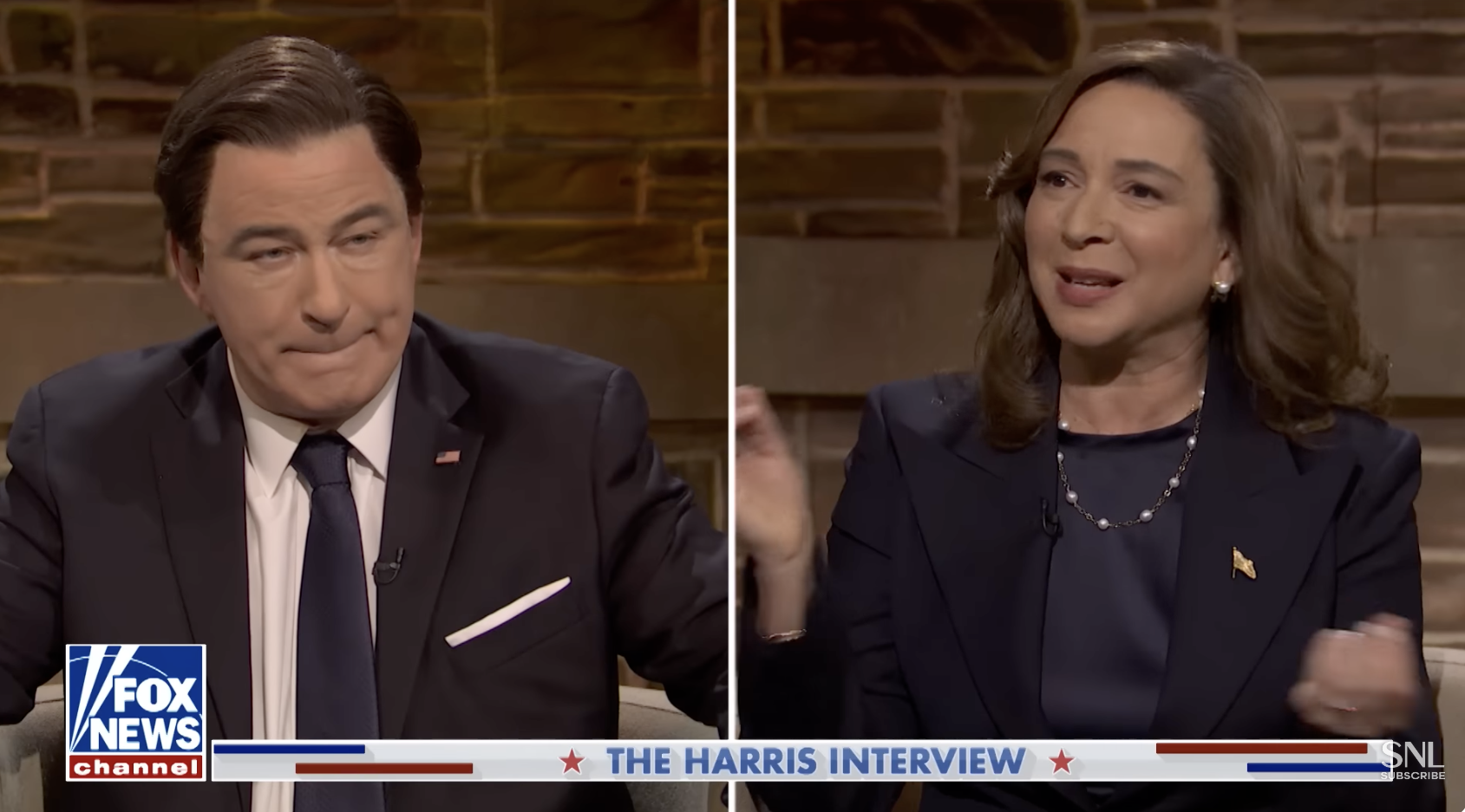 Alec Baldwin and Maya Rudolph parody Bret Baier and Kamala Harris&#x27;s Fox News interview