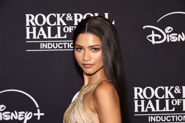zendaya cher dress Zendaya pays tribute to Cher at Rock & Roll Hall of Fame Induction Ceremony