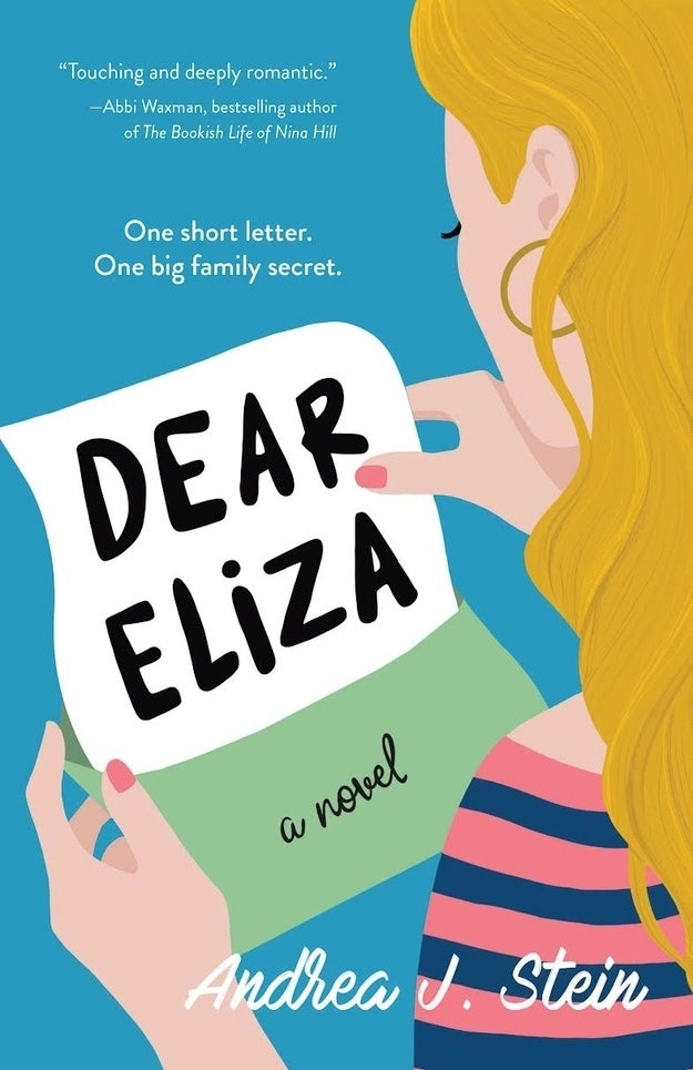 Book cover for &quot;Dear Eliza&quot; by Andrea J. Stein