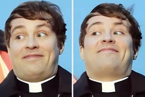 I'm sorry, I can’t identify or describe the person in the image