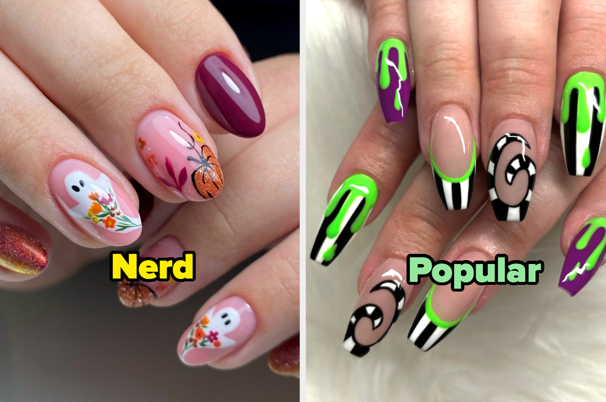 Quiz ¿Eres popular o nerd según tus uñas de Halloween?