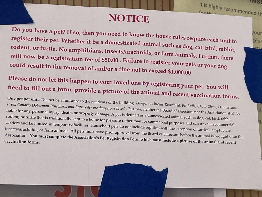 Notice astir  favored  registration requirements, fees, and imaginable  fines. Must taxable   signifier  with a representation   of the favored  and vaccination records