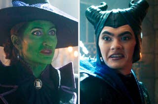 Agatha as the Wicked Witch of the West and Billy as Maleficent in 