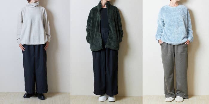 ユニクロ】家でも外でも着ていたい…！軽いうえにあったかい「楽ちんフリース」3選《着用レビュー》【画像】