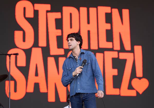 Stephen Sanchez performs on Day 3 of BottleRock Napa Valley at Napa Valley Expo on May 26, 2024 in Napa, California.