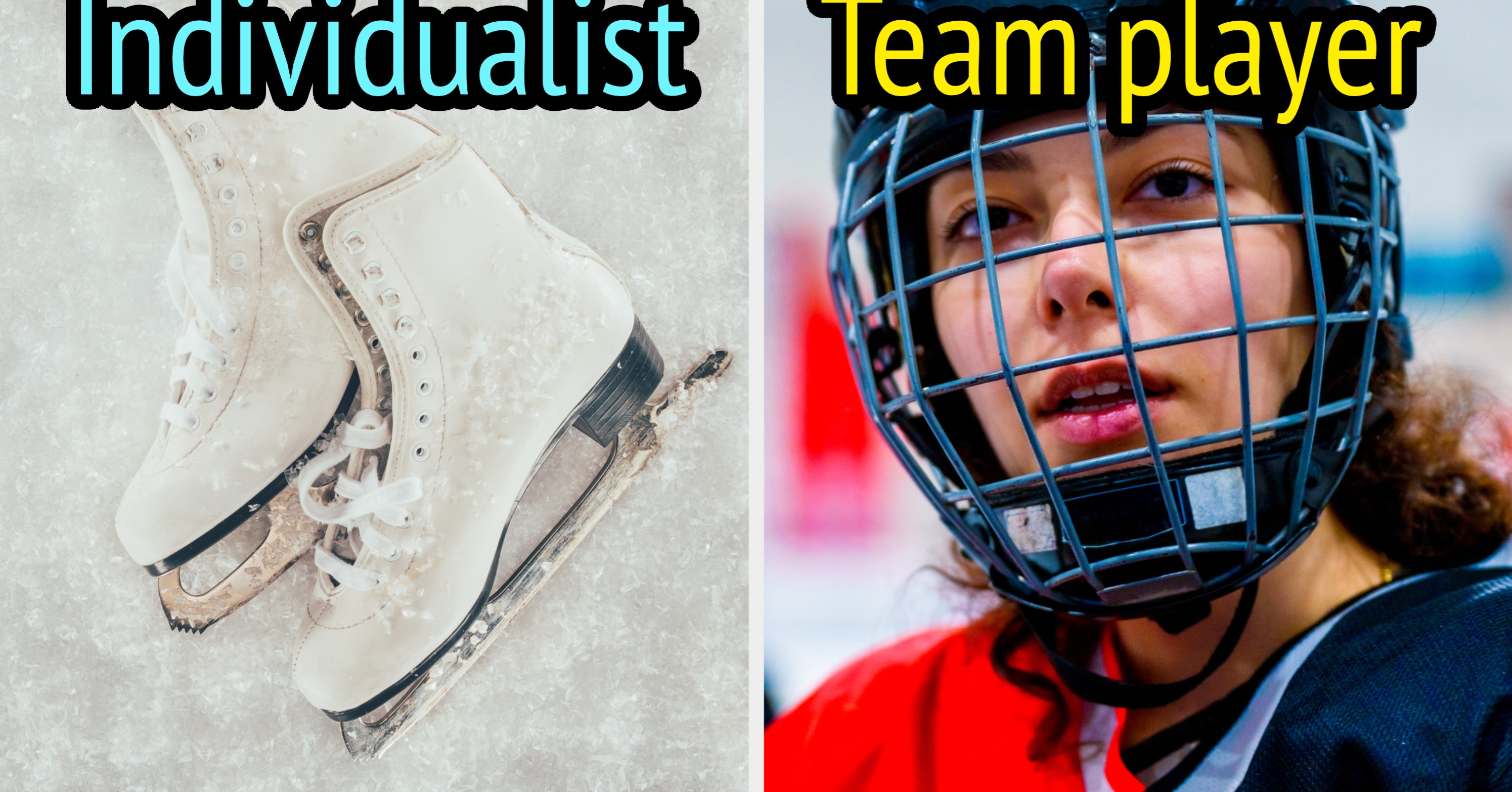 Even If You Can't Skate, Everyone Embodies The Energy Of Either A Figure Skater Or A Hockey Player