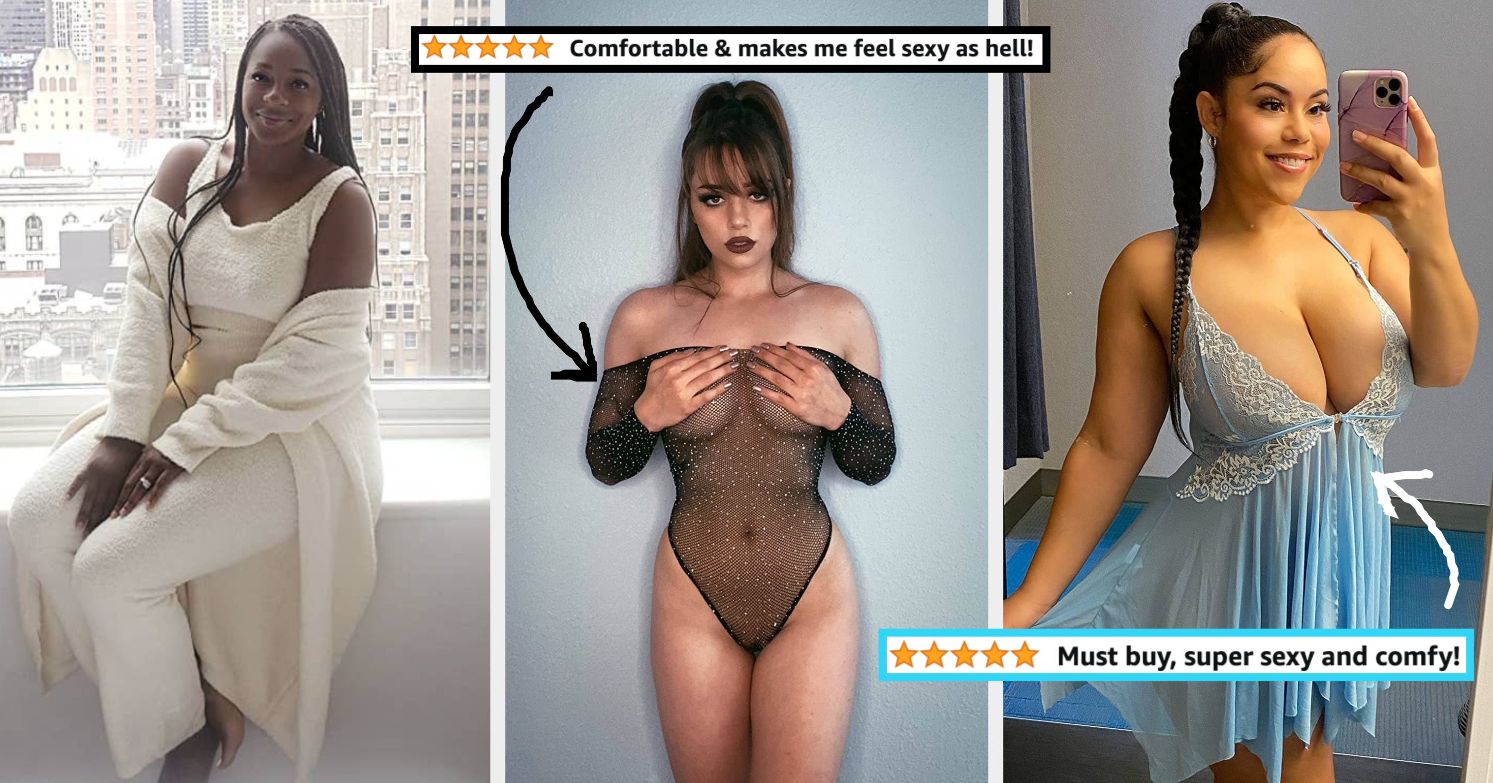 comfy sexy lingerie Shop Our Comfortable Sexy Lingerie Set with Heart-Shape Prints main image 1