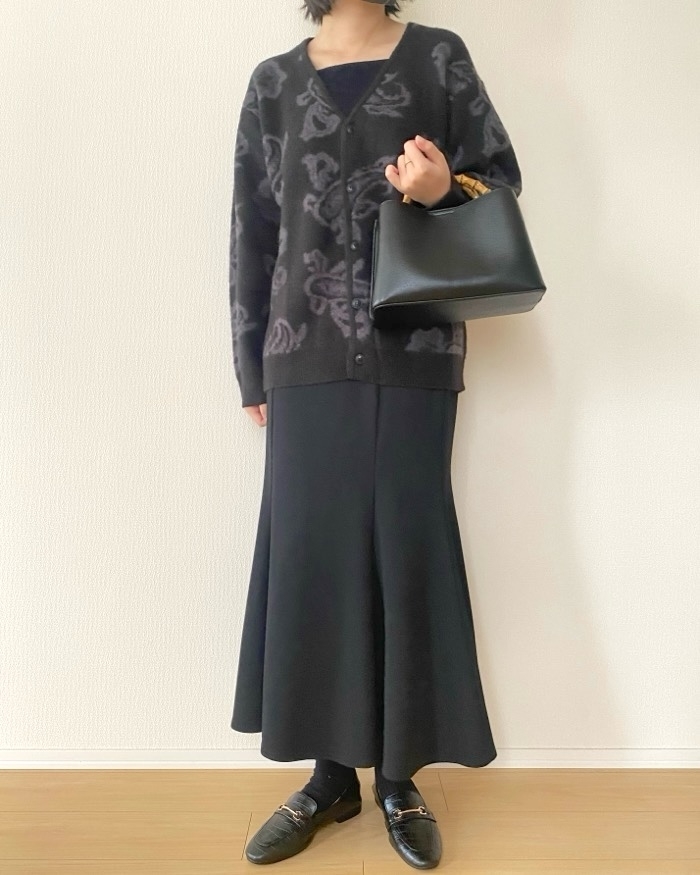 待って、2990円に見えない！GUの「ふんわりカーディガン」レトロ