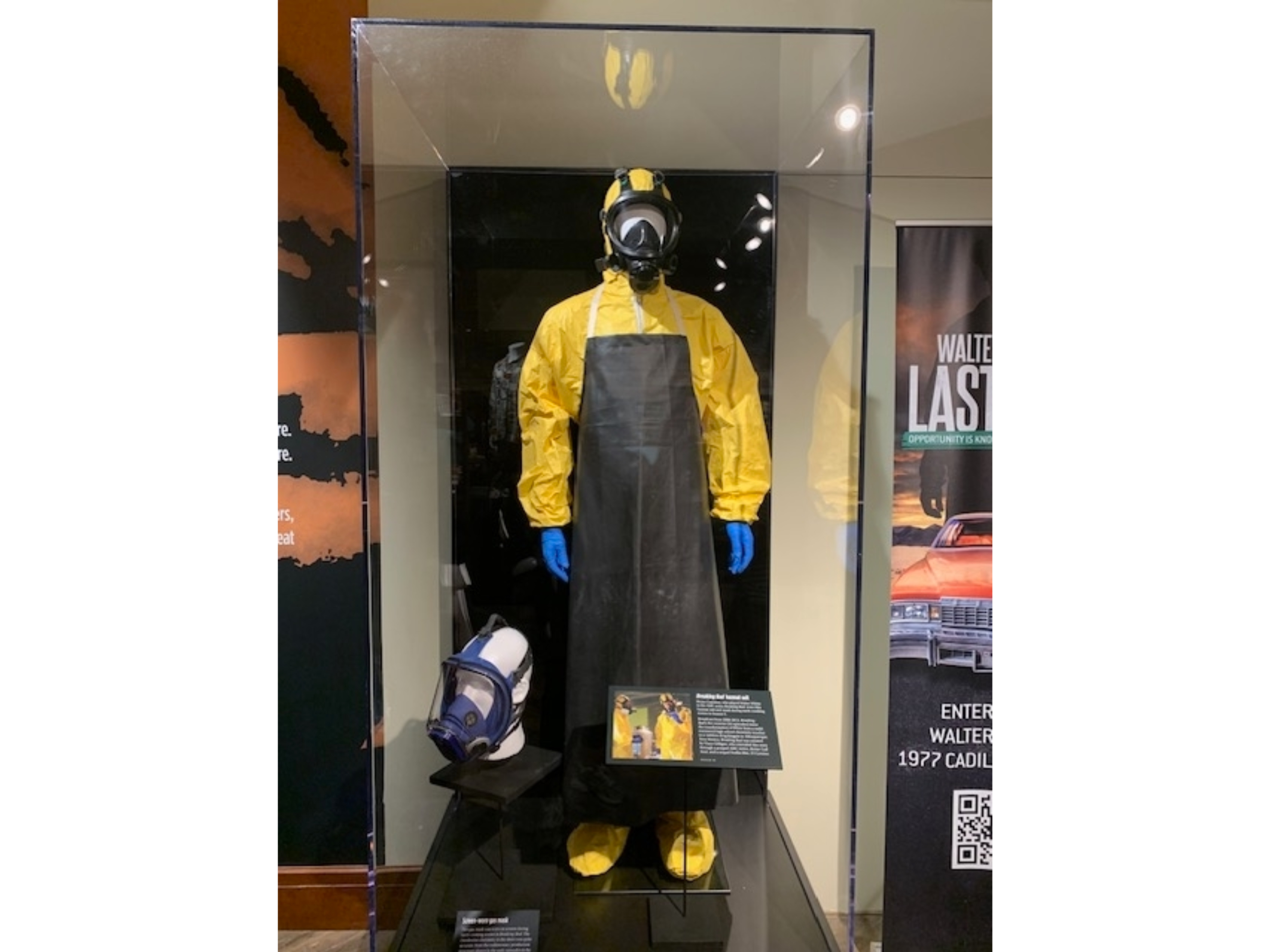 Hazmat suit from &quot;Breaking Bad&quot; on display at the Mob Museum