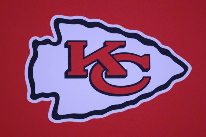Kansas City Chiefs logo featuring initials "KC" inside a stylized arrowhead shape