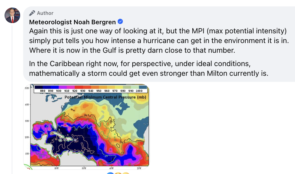 This Meteorologist's Wild Tweet About Hurricane Milton's Strength Is ...