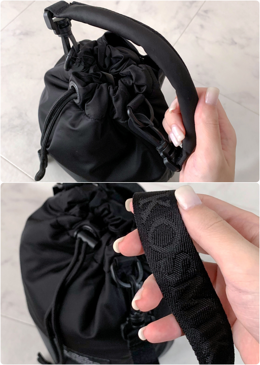 UNDERCOVER ボールチェーンクロス柄ショルダーバッグアンダーカバー