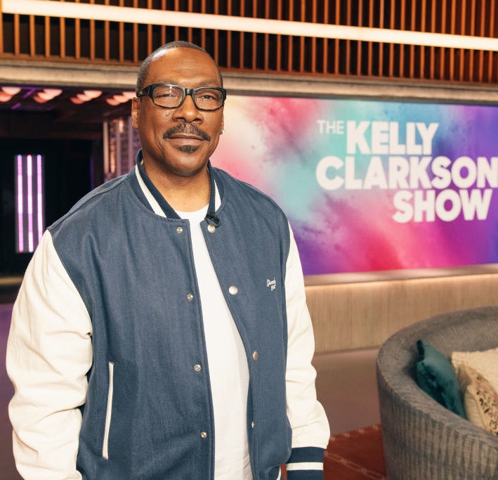 Man in glasses and casual jacket on set of &quot;The Kelly Clarkson Show.&quot;