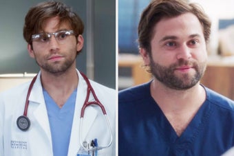 Jake Borelli as Levi on Grey's Anatomy then vs now