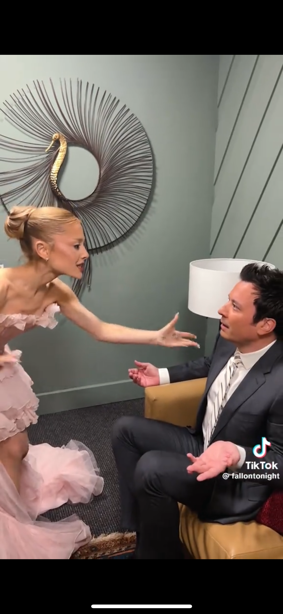 Ariana Grande And Jimmy Fallon Recreated Wicked Video