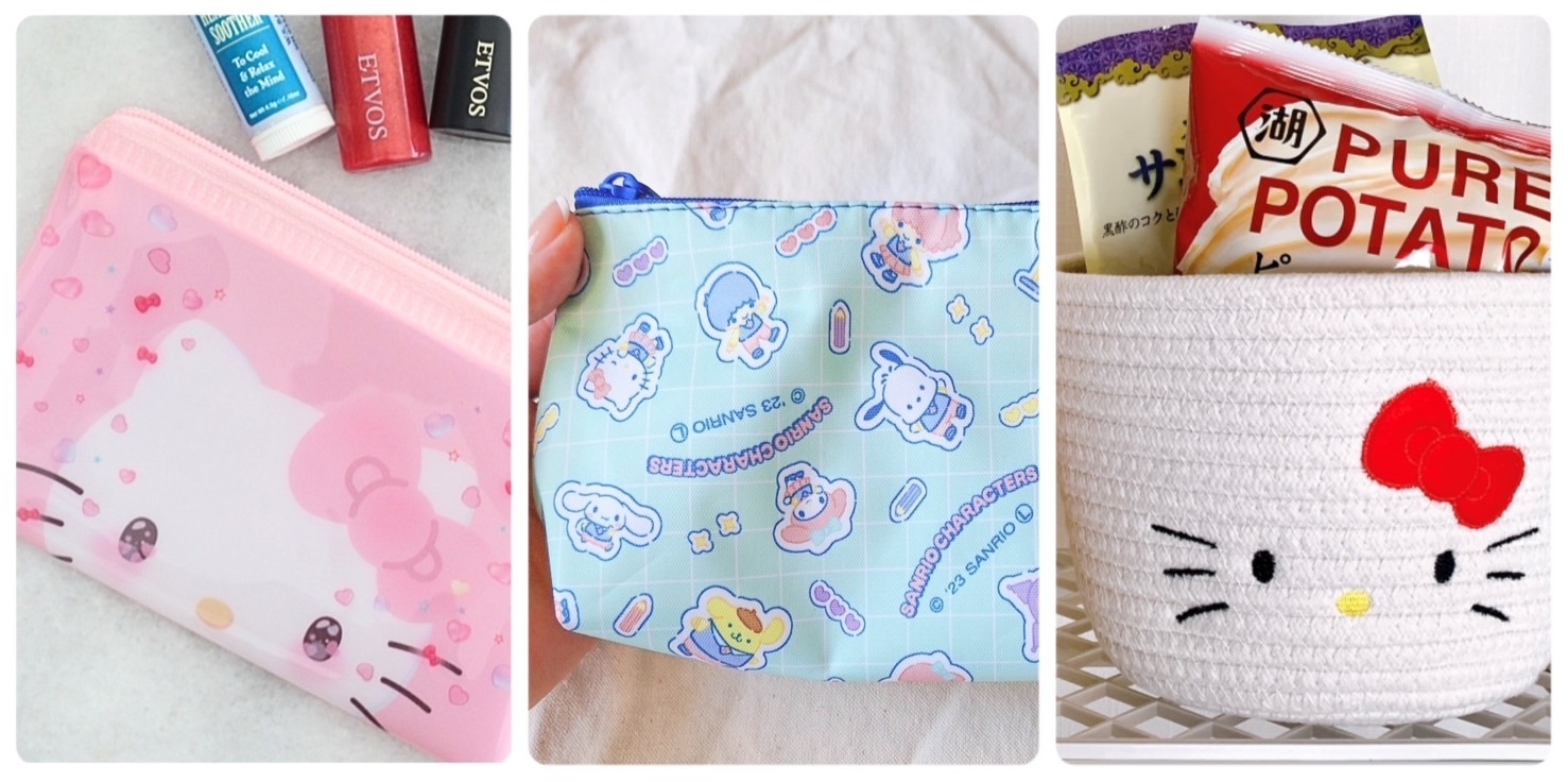 ハイジ ミャクミャク 舟形ポーチ ピンク イエロー ハイジペイズリー