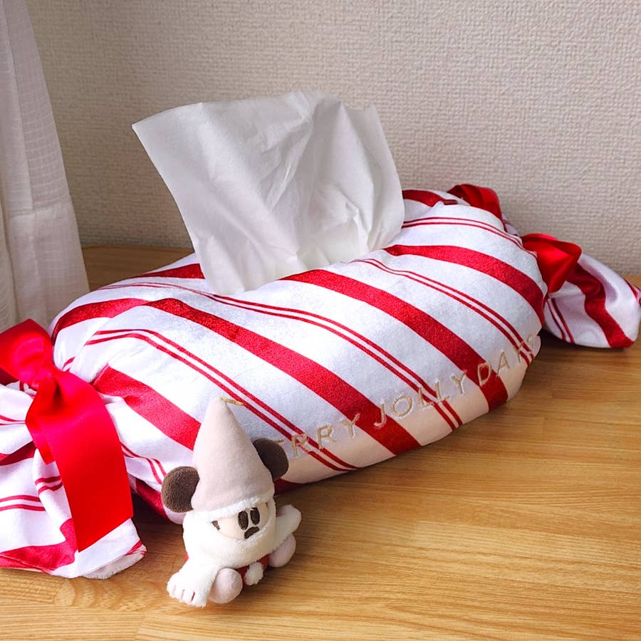 WEB限定販売品】クリスマス柄ティッシュケース ディズニー土産】家の 