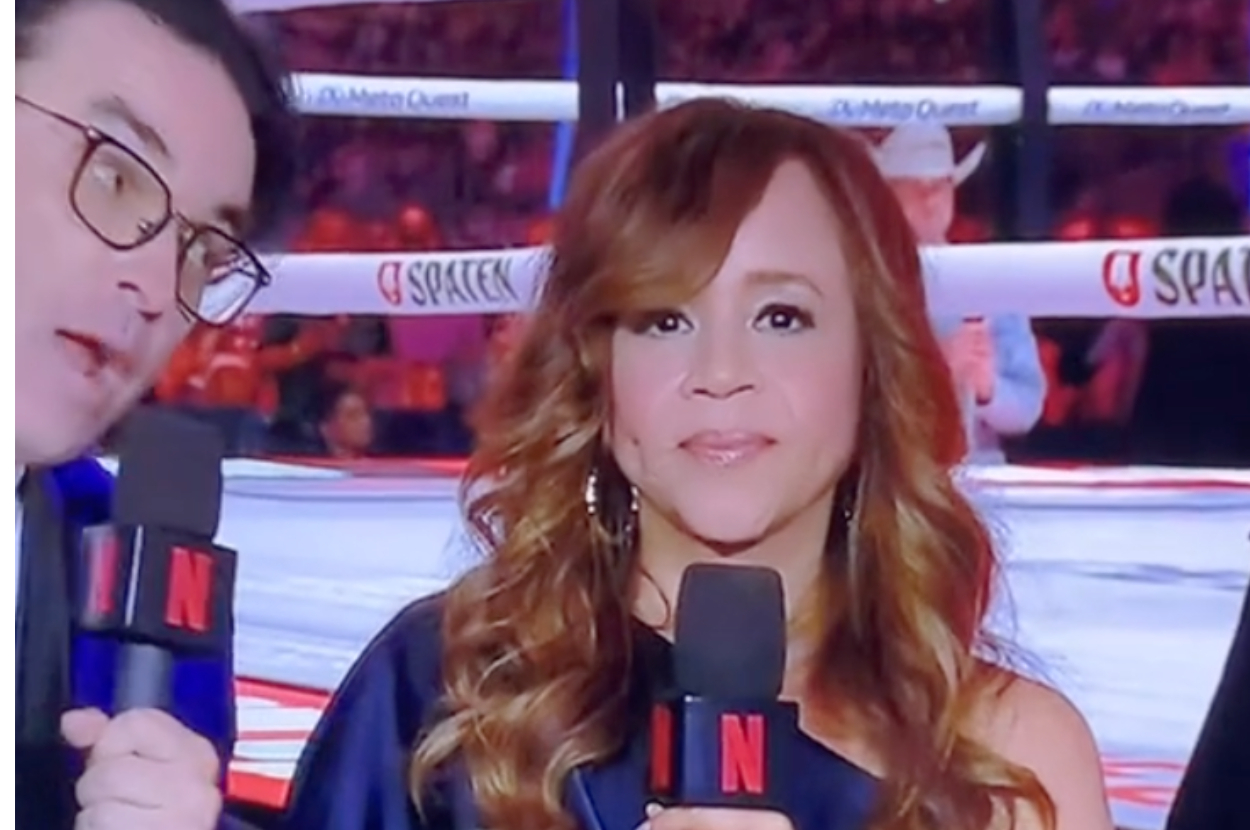 Rosie Perez's Face At The Mike Tyson Fight Is Taking Me Out