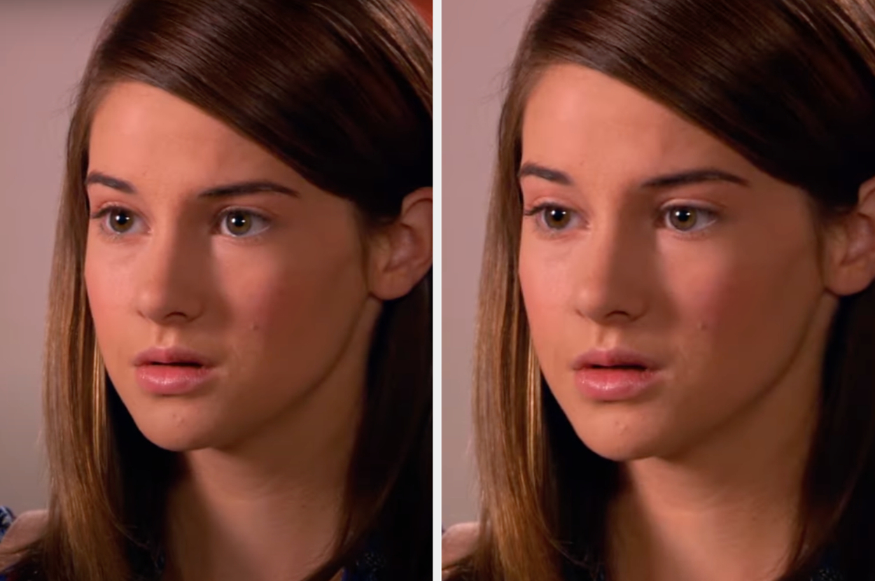 Shailene Woodley in "The Secret Life of the American Teenager" looks pensive and unsure at another character