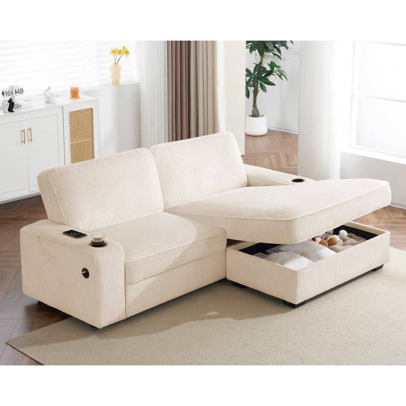 Small sectional sofa bed cheap