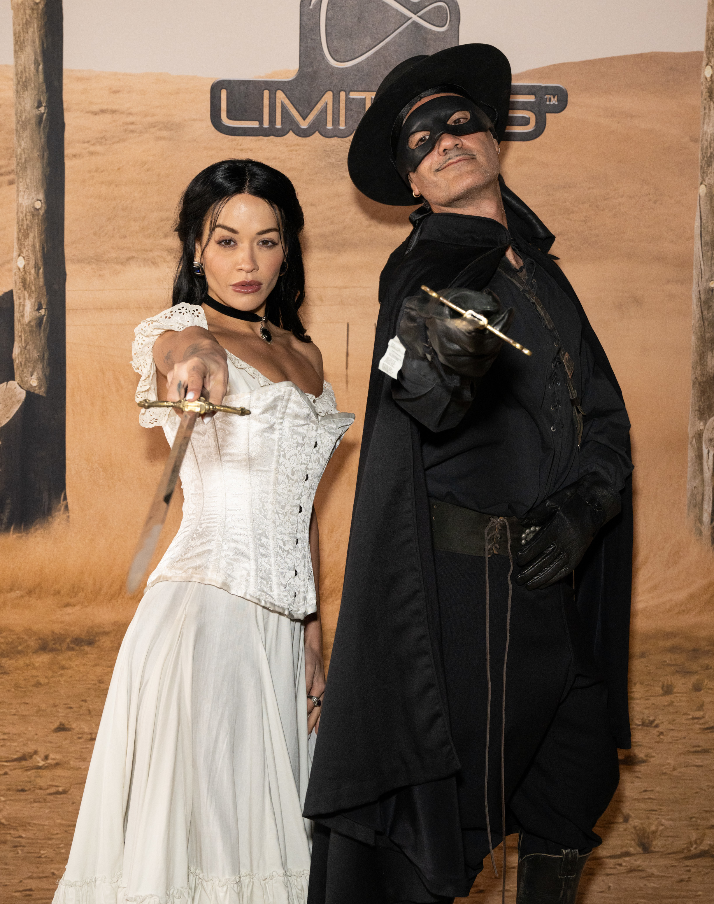Rita Ora and Taika Waititi as Zorro and Elena