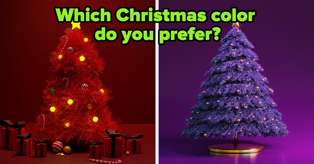 I Wanna Know Which Christmas Color You Think Is The Best