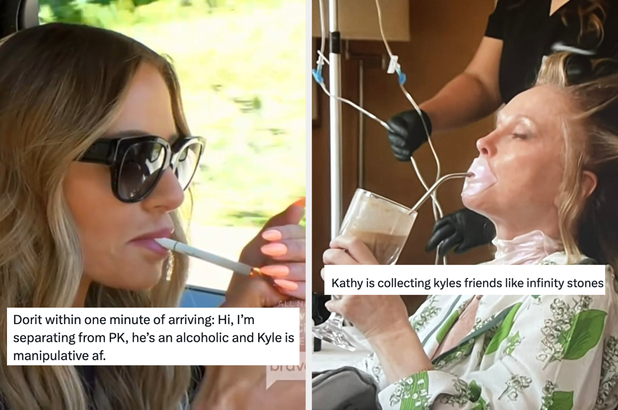 The "Real Housewives Of Beverly Hills" Premiere Left Fans Clutching Their Cigarettes And These 19 Tweets Prove It