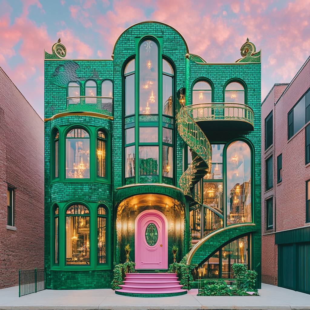 Wicked High Rise Building AI Photos Of Wicked Homes In Every US State