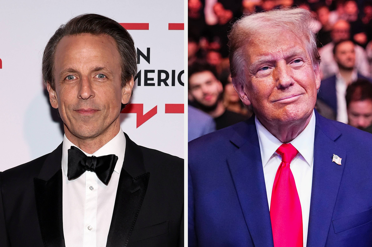 "What The F**k Is Wrong With You?": Seth Meyers Just Spotted A "Crazy" Detail In Donald Trump's New Post