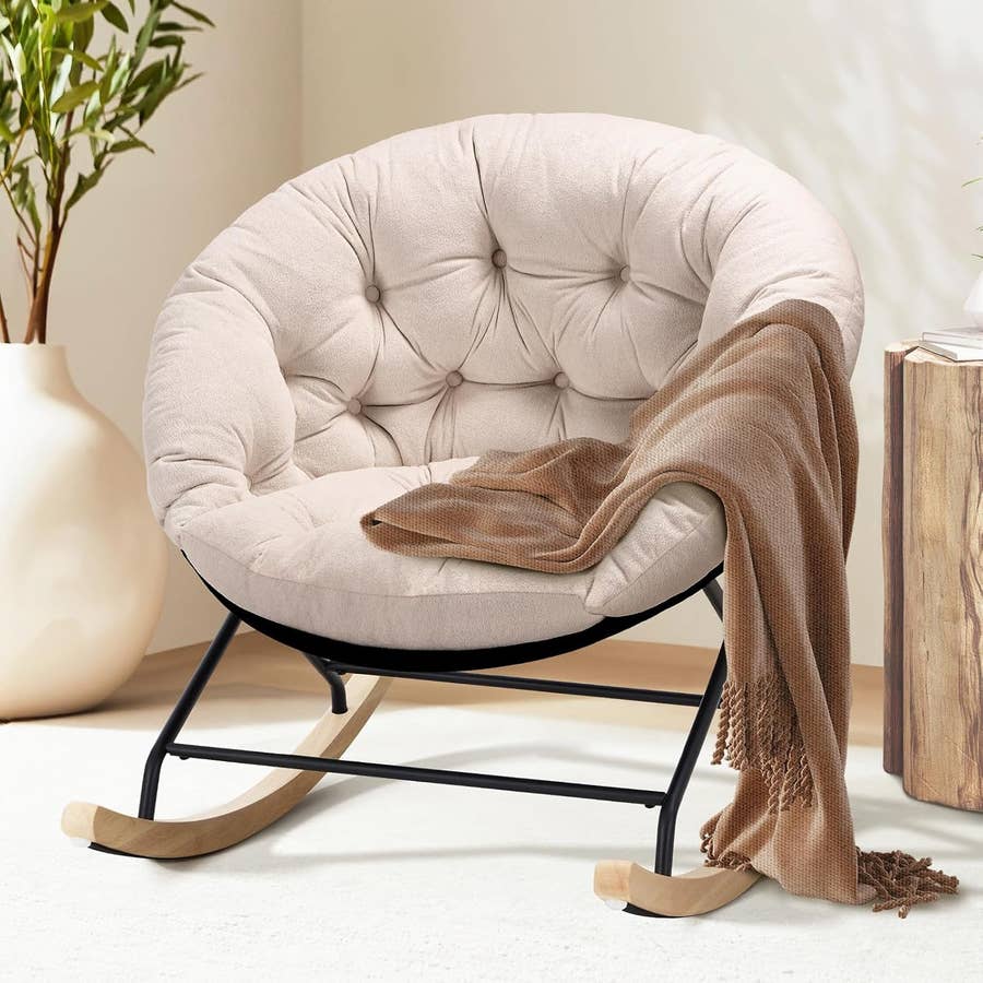 Big comfy rocking chair on sale