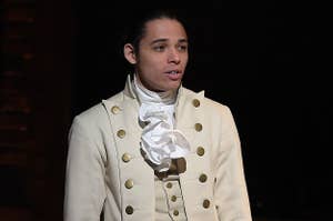 Anthony Ramos as John Laurens in "Hamilton"