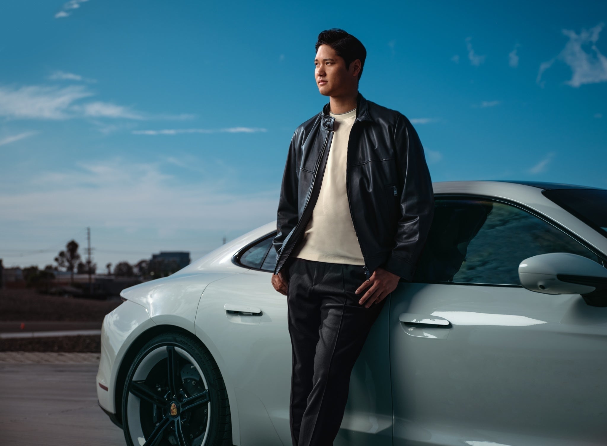 B*a様 PORSCHE ポルシェ　大谷翔平着用モデル　世界限定500着　Mサイ 大谷翔平、3000万円超え高級車とのツーショットに「よく似合う」「エグ