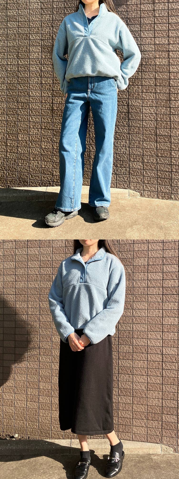 GUで「冬の正解」見つけたわ！2990円以下で買える『ふわもこトップス』3選。首元までしっかり暖かいの！《着用レビュー》【動画・画像】