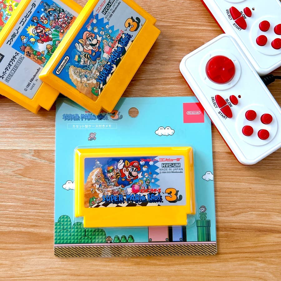 ファミコンのカセットそのまんまで笑った！マリオの「ゲームを再現した 