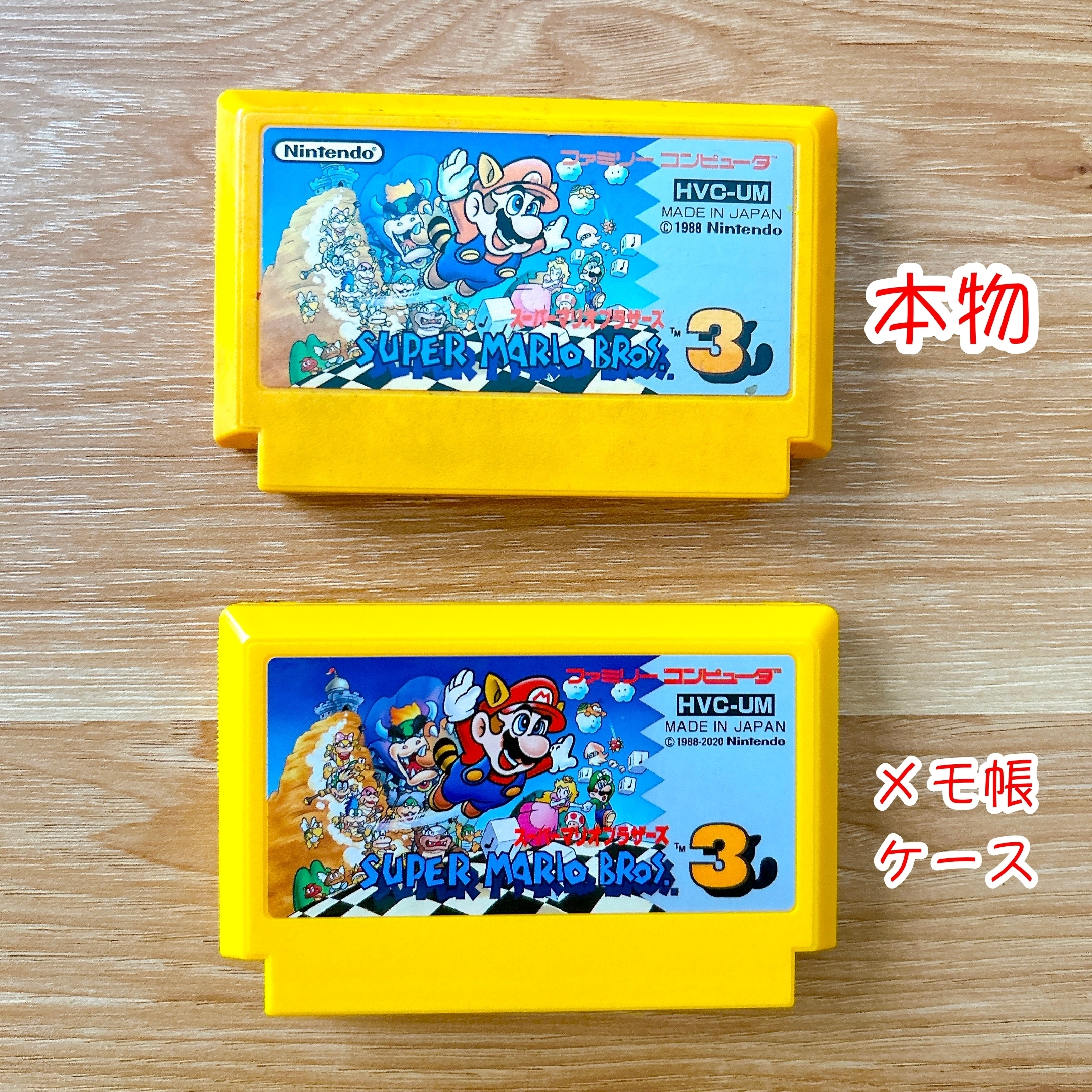 ファミコンのカセットそのまんまで笑った！マリオの「ゲームを再現したグッズ」懐かしさいっぱいで、むっちゃかわいい…！《ニンテンドー東京》購入レビュー