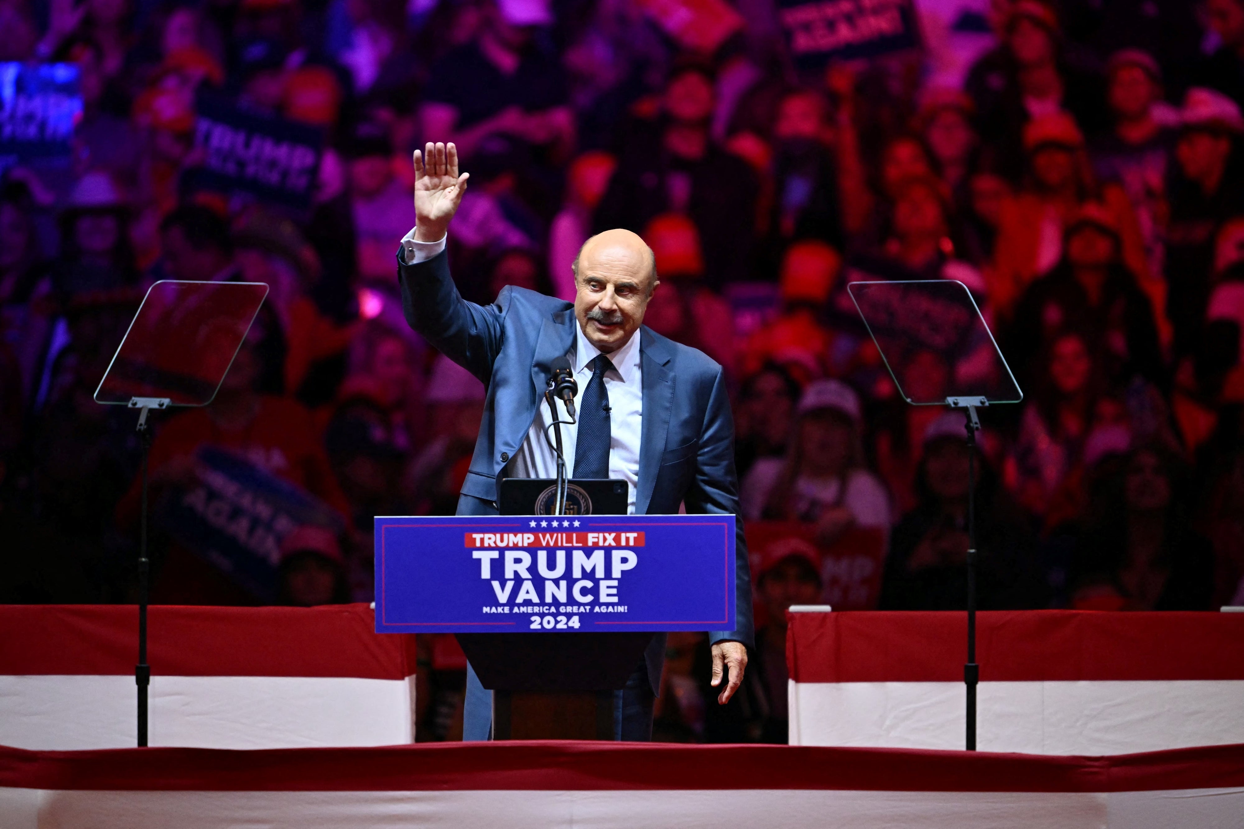 Why Dr. Phil Spoke At Donald Trump's NYC Rally