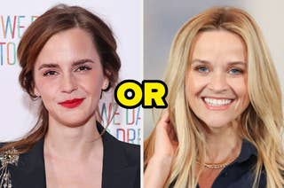 Two women smiling in side-by-side photos. The left woman wears a stylish blazer, while the right woman has long, loose hair and a casual top