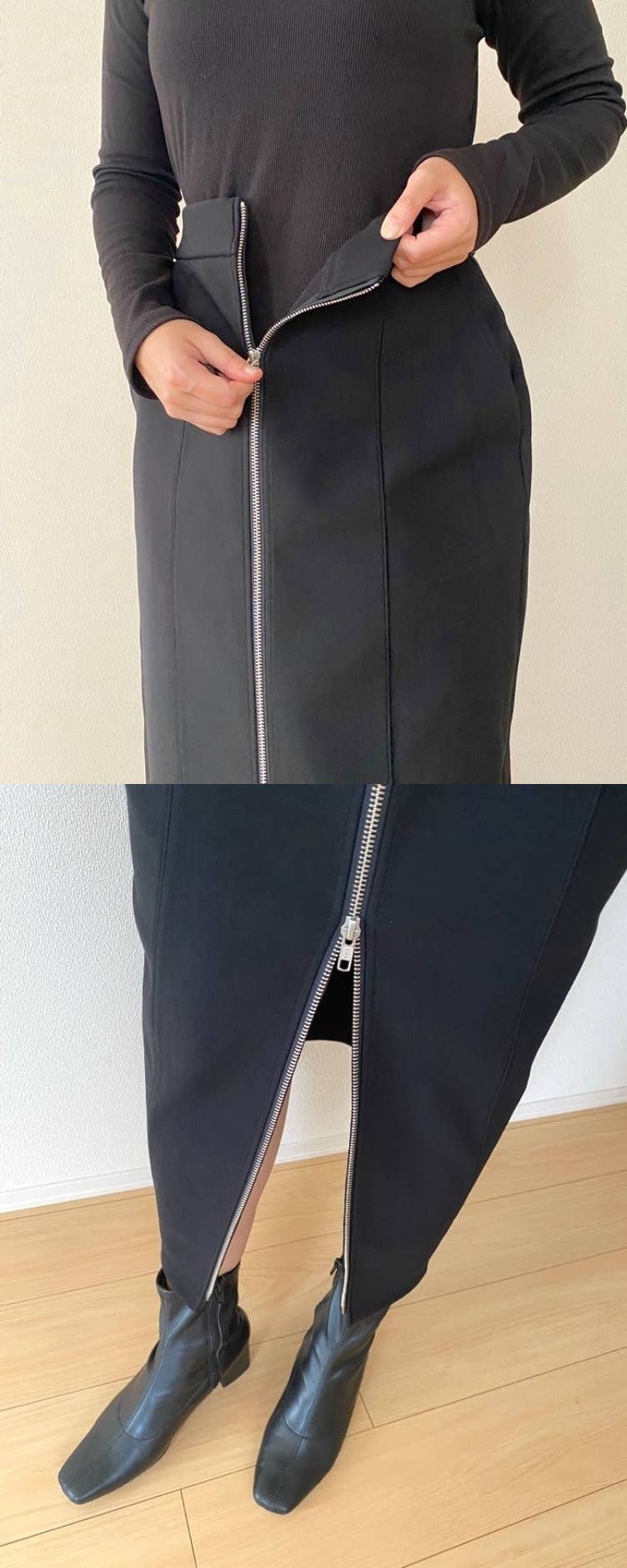 GU】脚長効果すごすぎ…！オール2990円で買える「細見えスカート