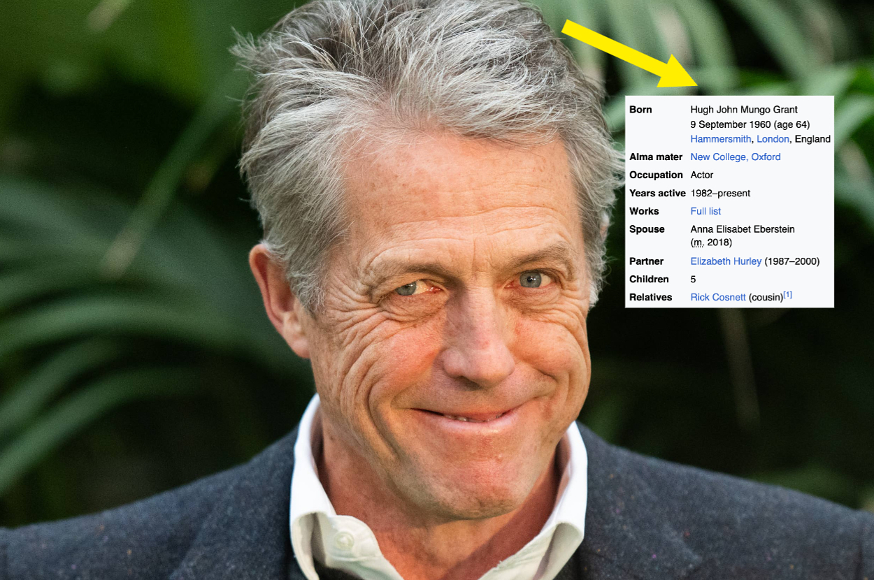 People Are Once Again Shocked To Learn Hugh Grant's Full Name