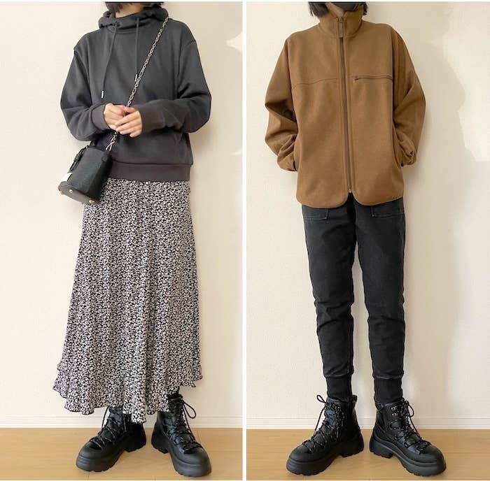 GU】「2万歩余裕」「めちゃくちゃ可愛い」新作の『楽ちんブーツ 