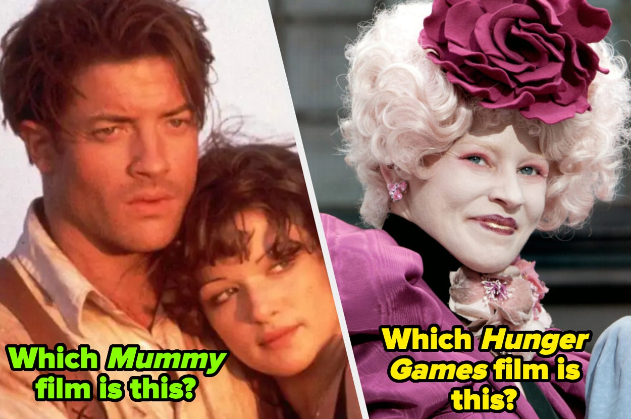 I've Given You 12 Random Images From Film Franchises, You Just Have To Guess The Movie