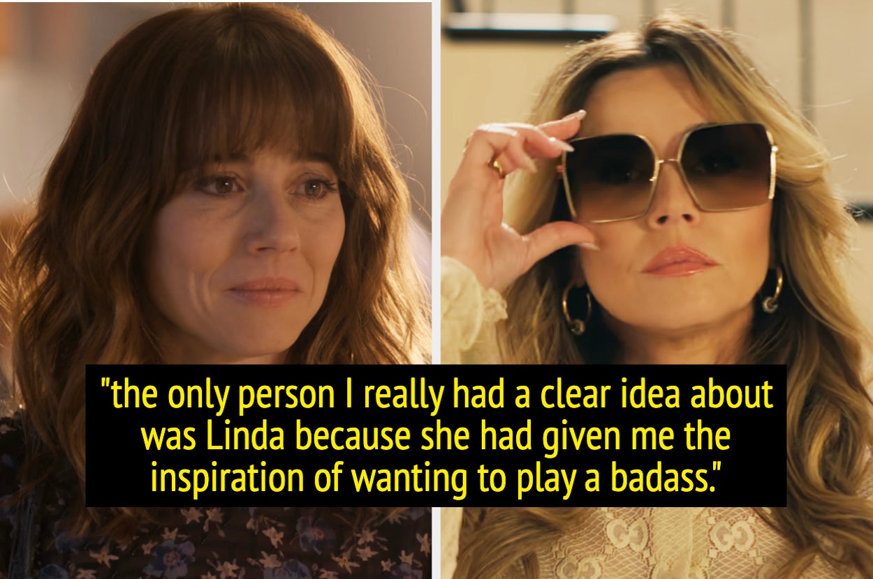 Linda Cardellini in Dead to Me vs No Good Deed. Quote about Linda inspiring a "badass" role