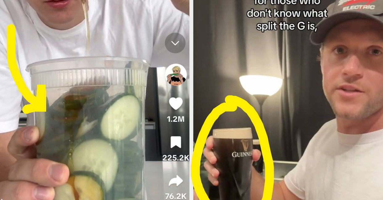 Home kitchen showing cucumber salad preparation