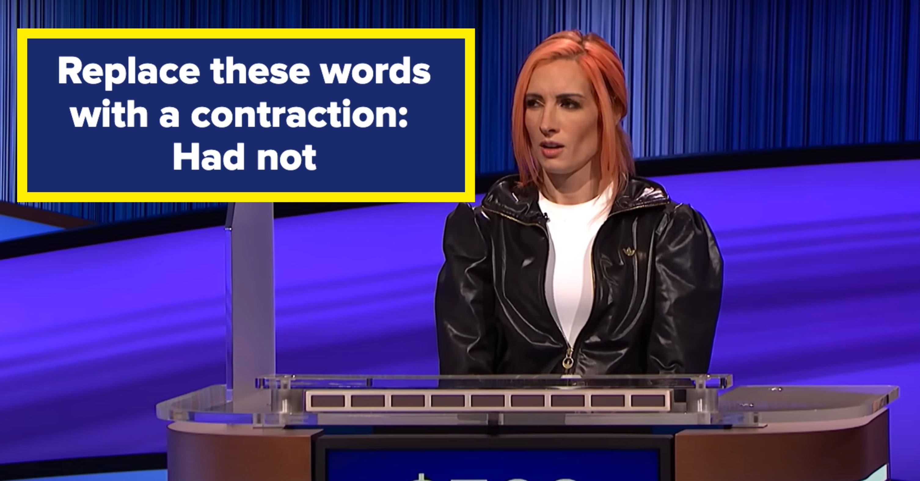 Contractions Grammar Trivia Quiz