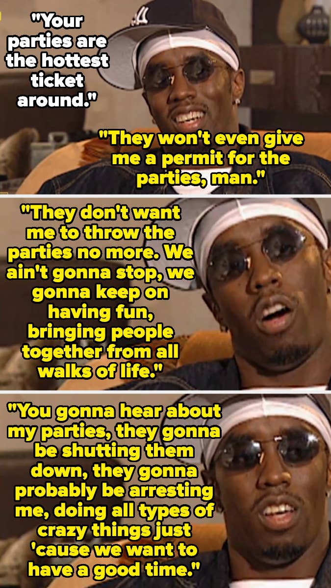 Three captions of a person discussing the challenges and excitement of hosting popular parties