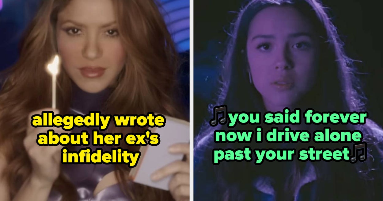 Celebrities Throwing Shade at Exes in Songs